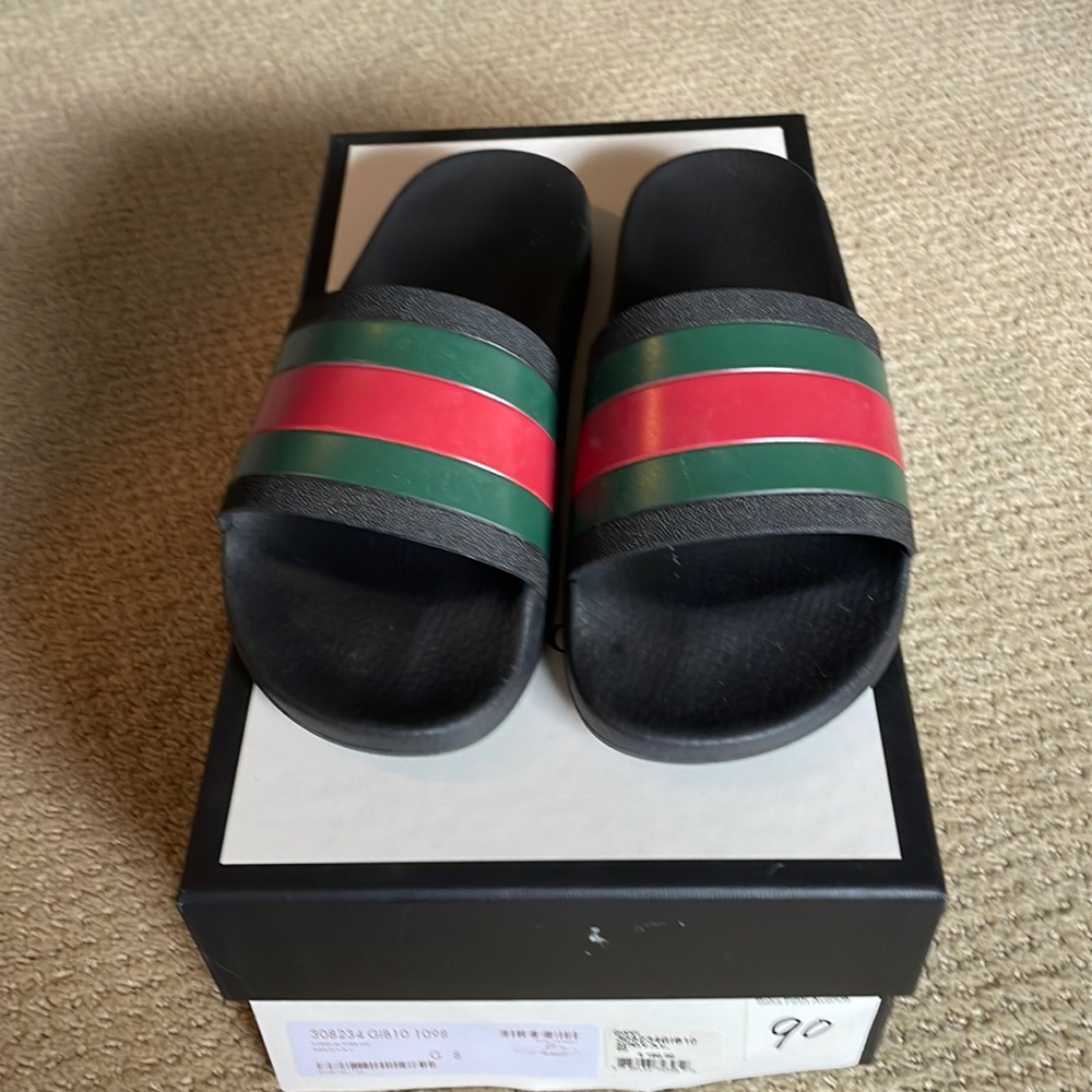 Mens Gucci slides size 10